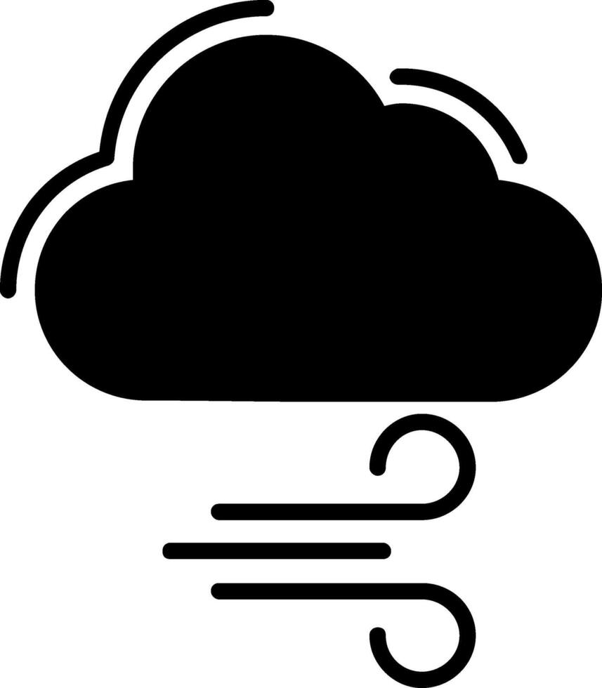 Breezy Glyph Icon vector