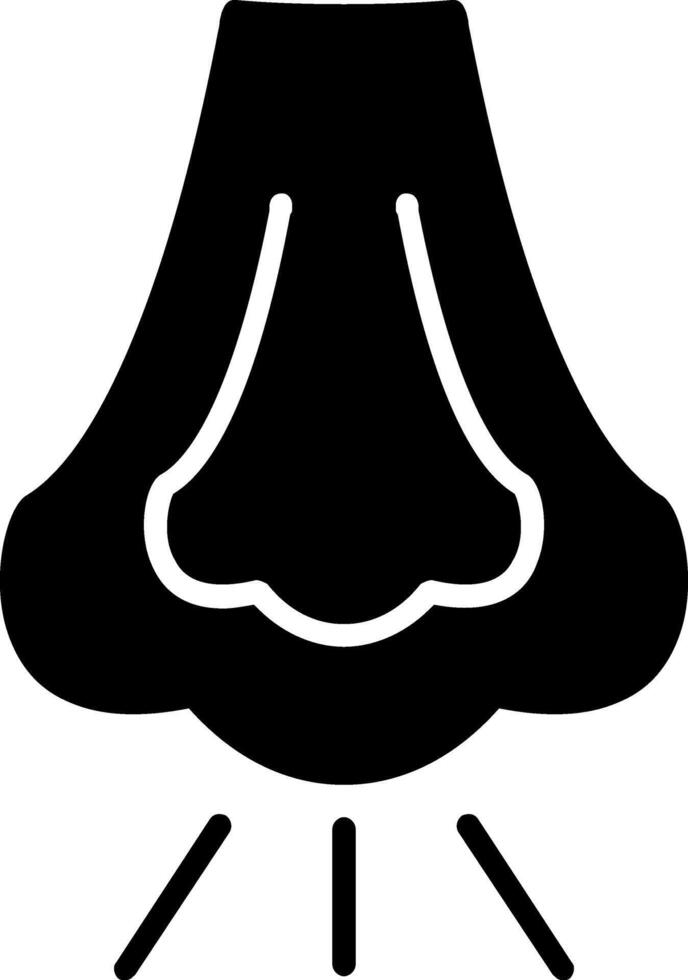 Rhinology Glyph Icon vector