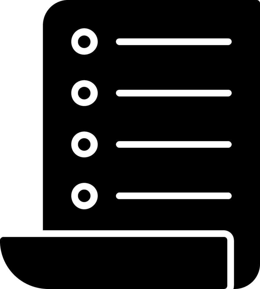 E Bills Glyph Icon vector