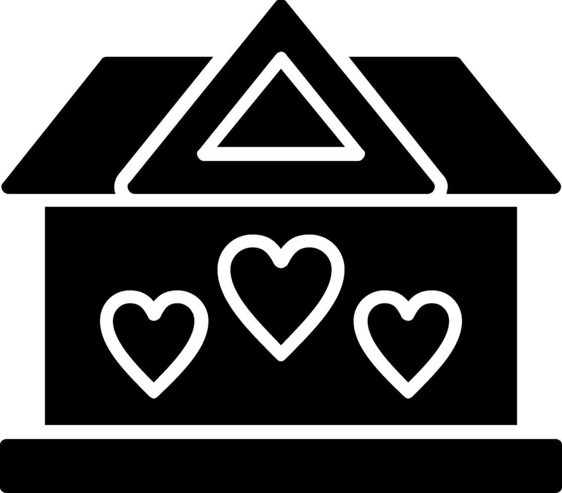 Shelter Glyph Icon vector