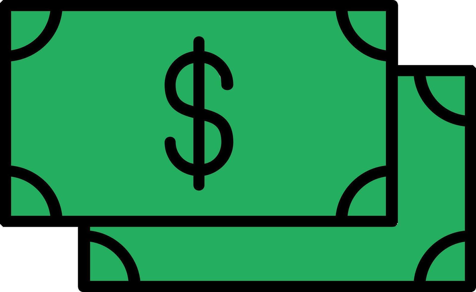 Payment Line Filled Icon vector