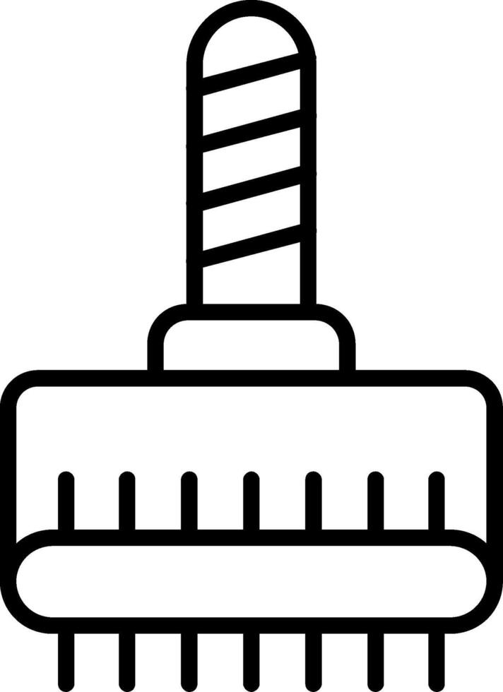 Roller Line Icon vector