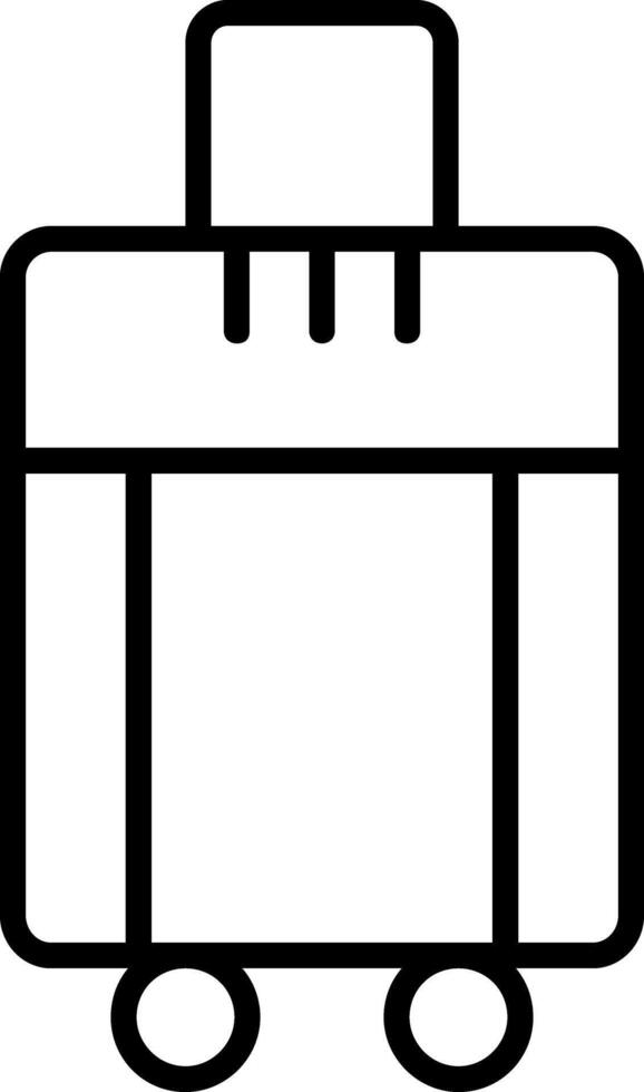 Bag Line Icon vector