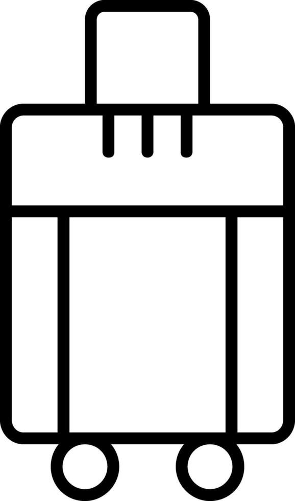 Bag Line Icon vector