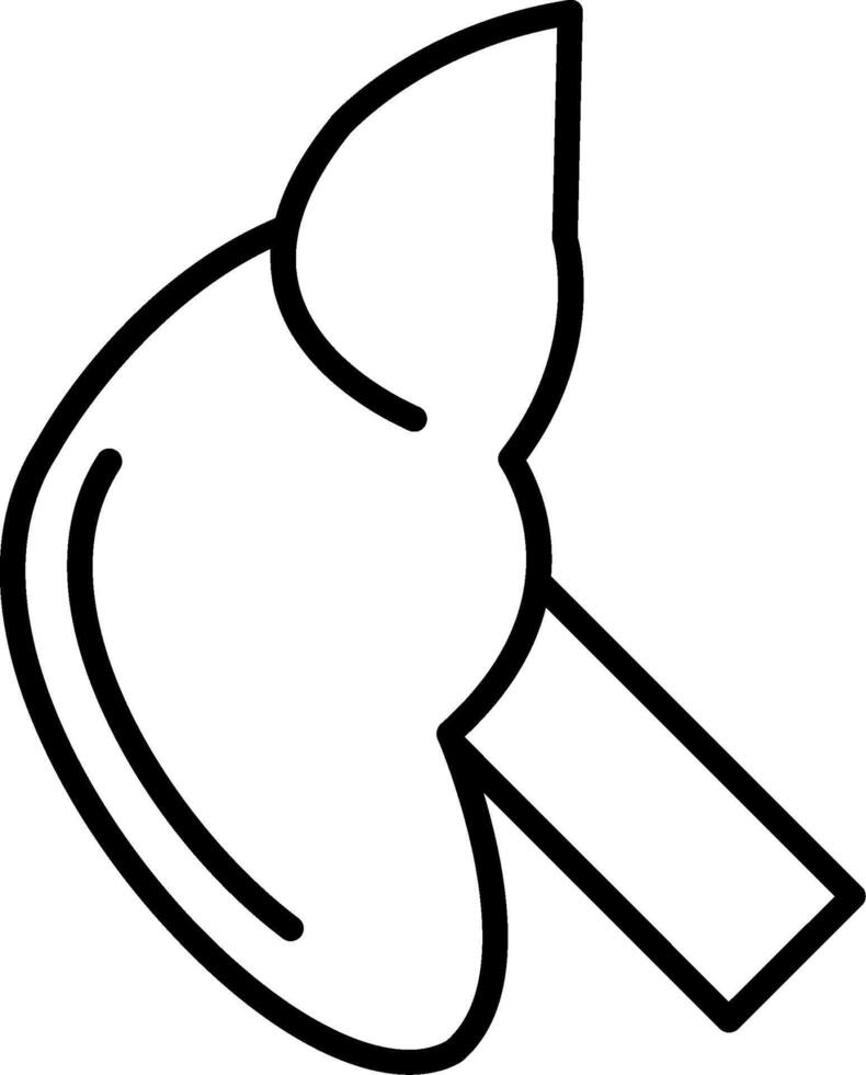 Hepatology Line Icon vector