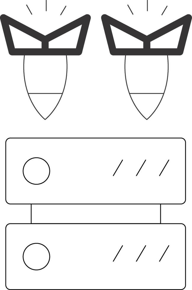 Ddos Line Icon vector