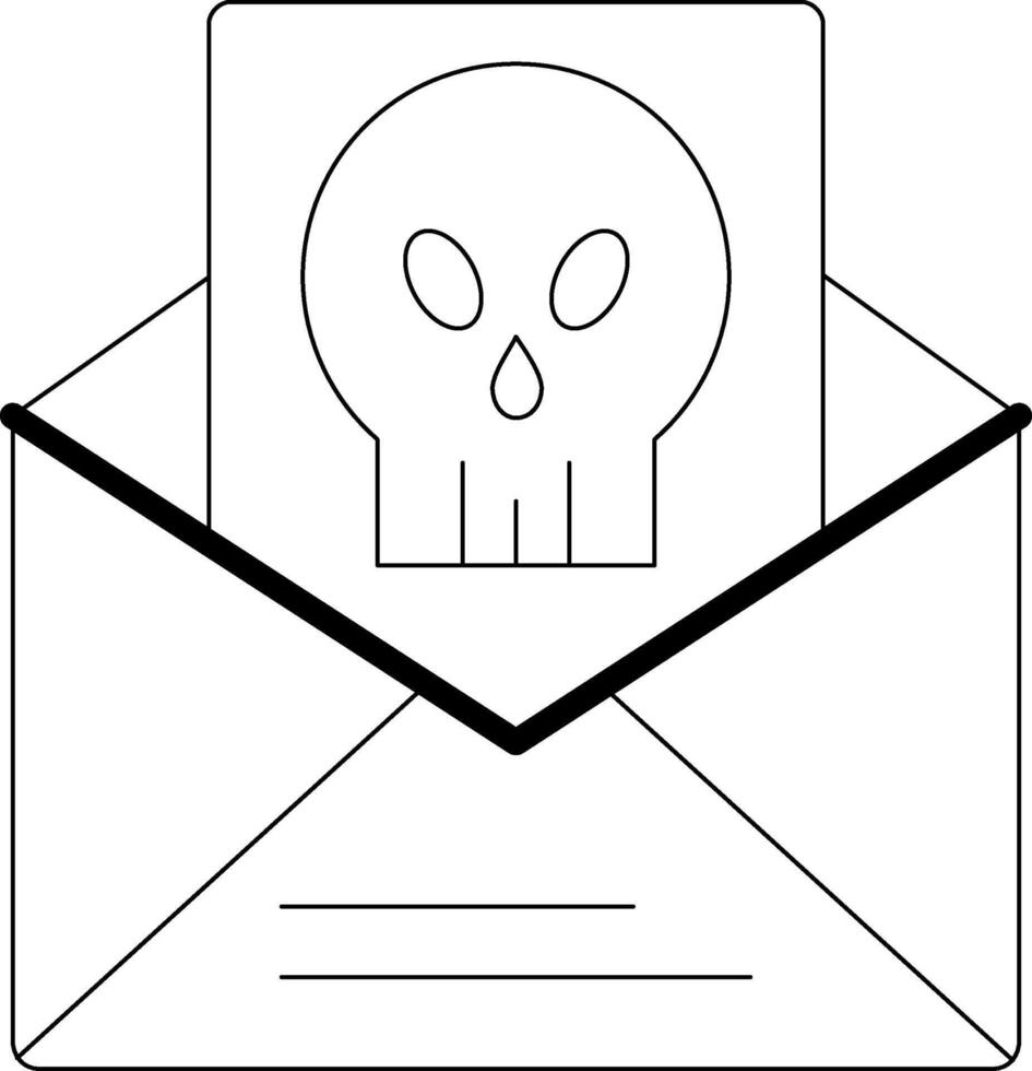 Spam Line Icon vector