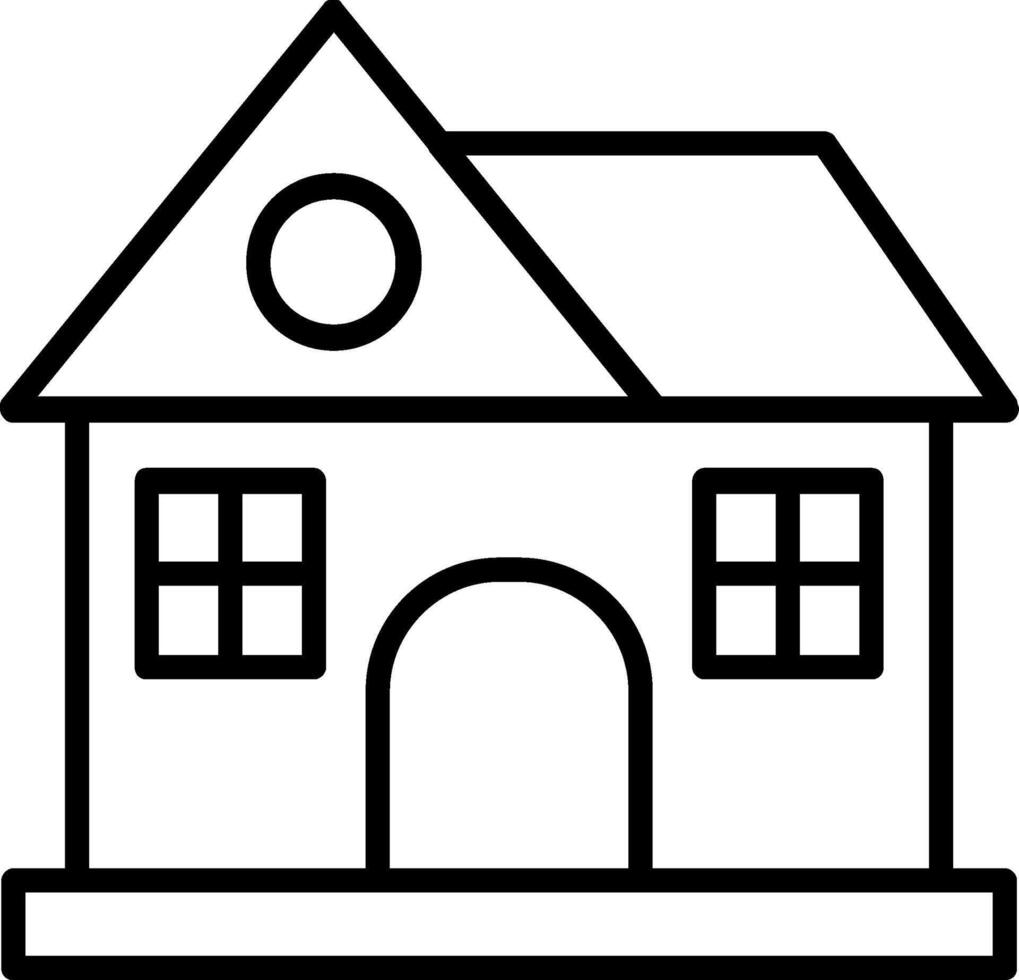 House Line Icon vector