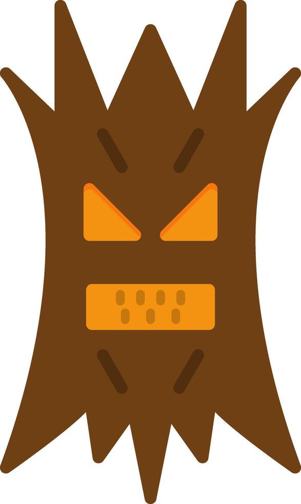 Tree Halloween Flat Icon vector