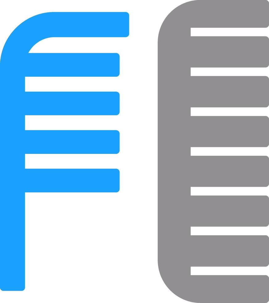 Comb Flat Icon vector