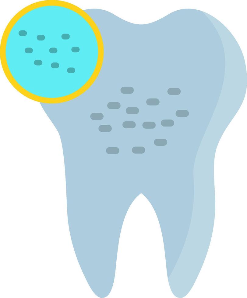 icono plano infectado vector