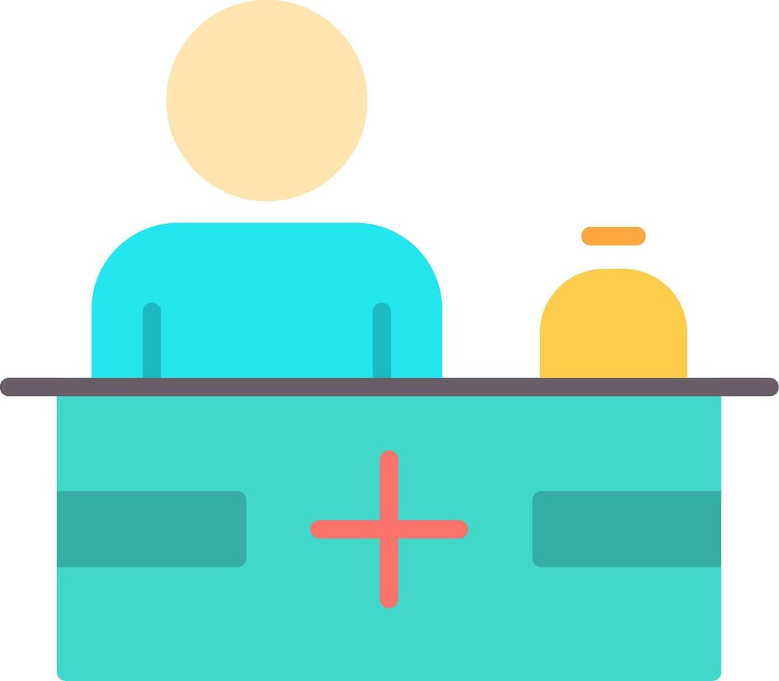 Reception Flat Icon vector