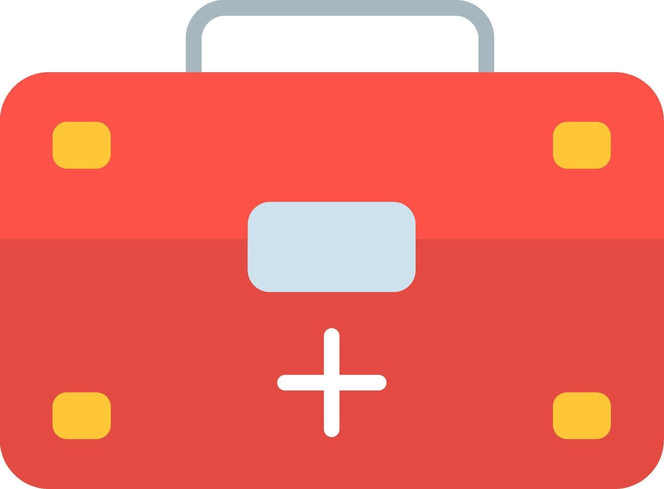 First Aid Kit Flat Icon vector
