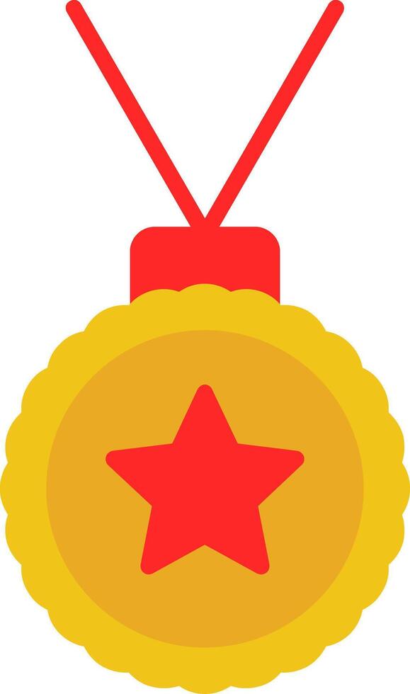 Medal Flat Icon vector