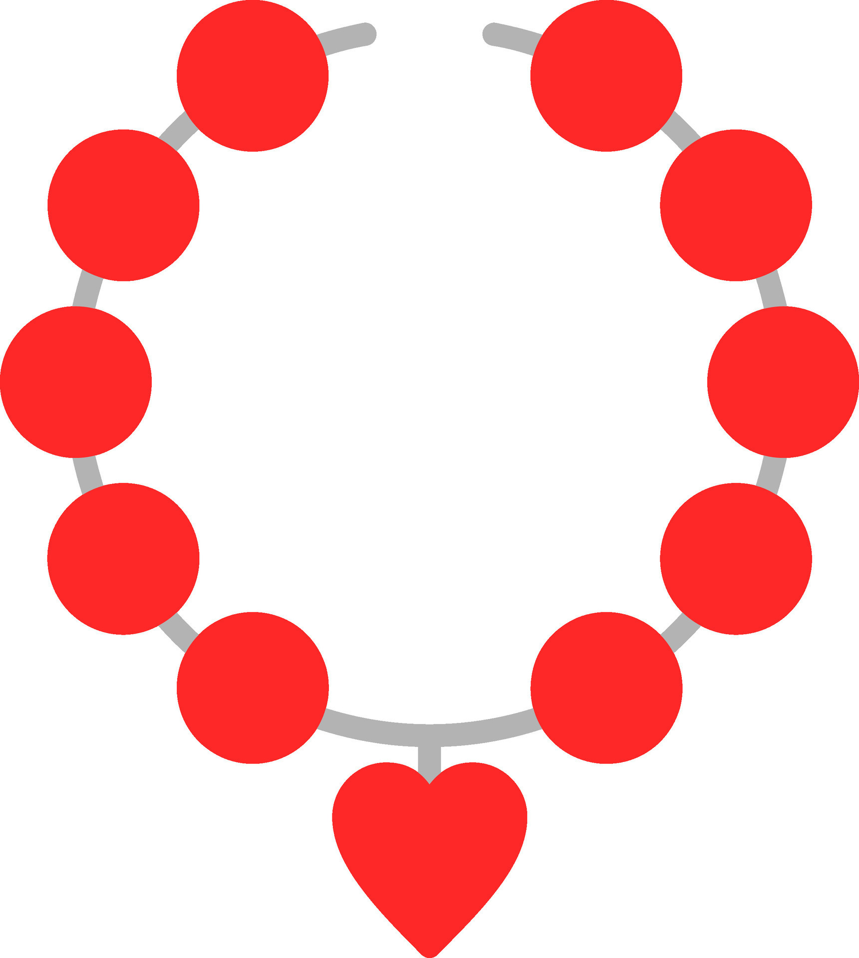 Pearl Necklace Flat Icon 43322880 Vector Art at Vecteezy