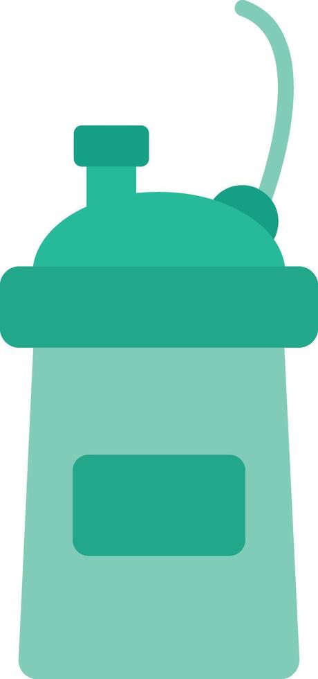 Protein Shake Flat Icon vector