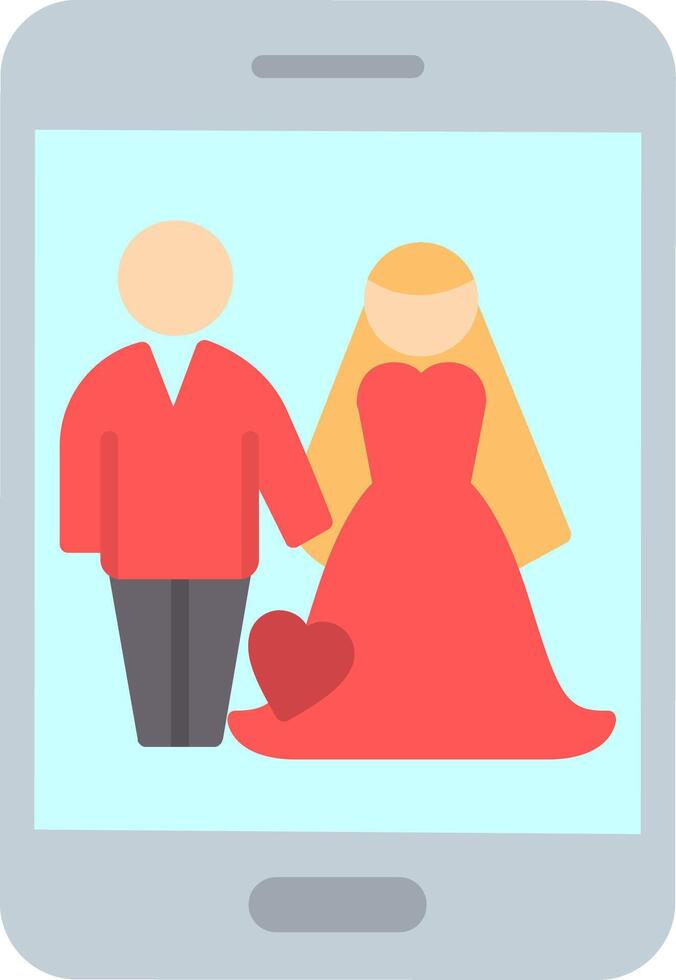 Together Flat Icon vector