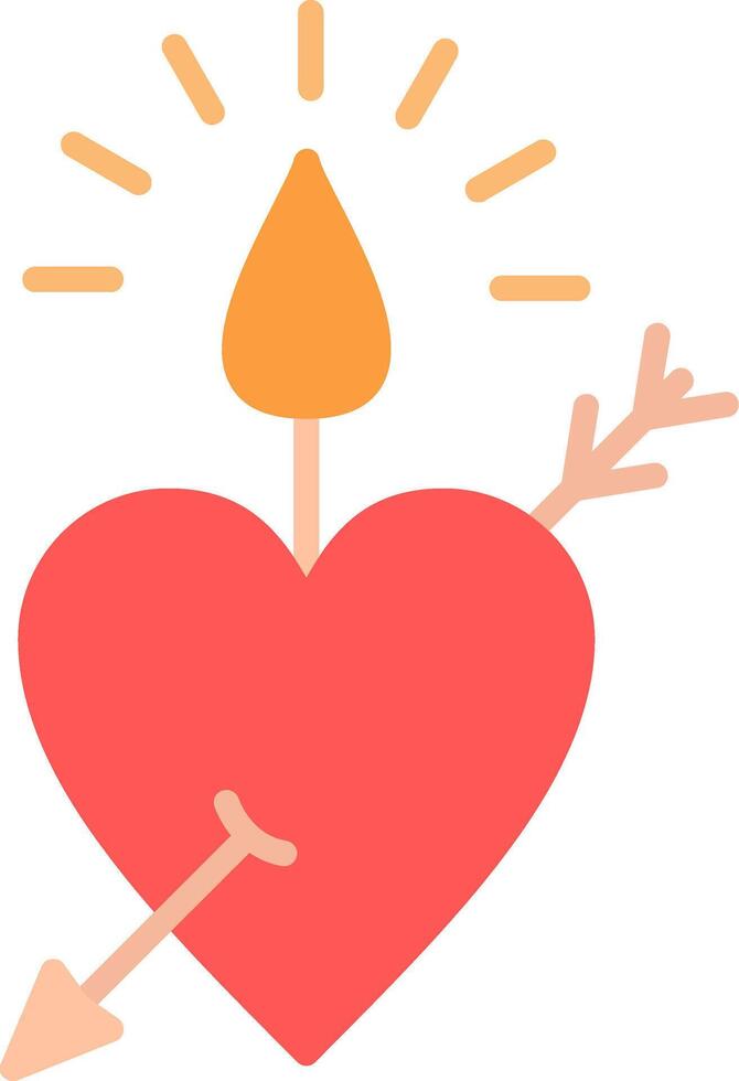 Candle Flat Icon vector
