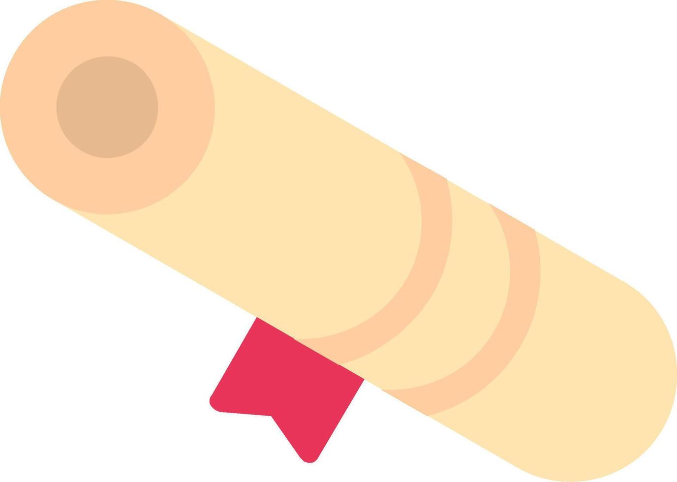 Diploma Flat Icon vector