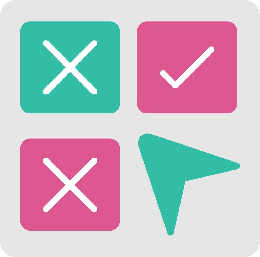 Selection Flat Icon vector