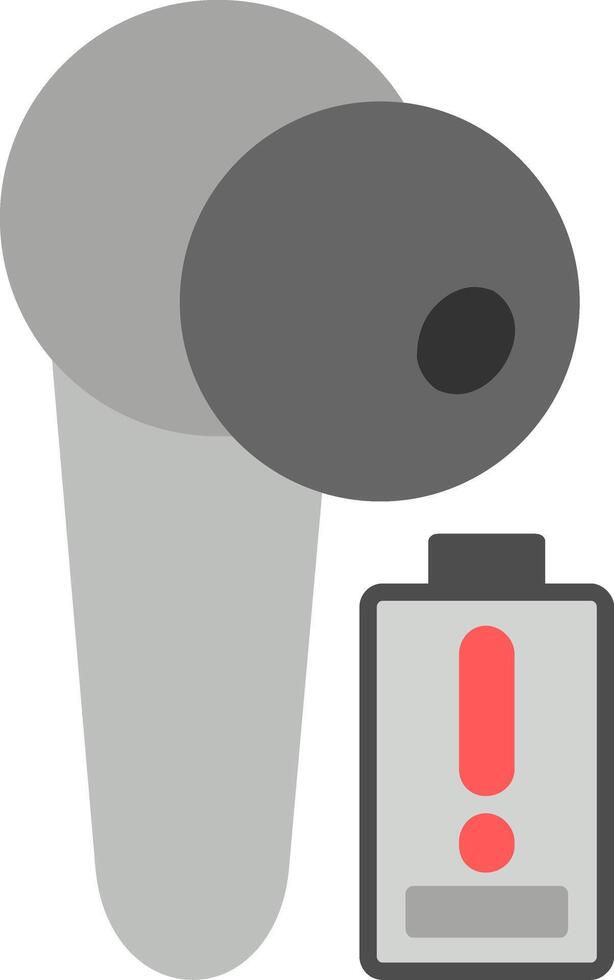 Earbud Flat Icon vector