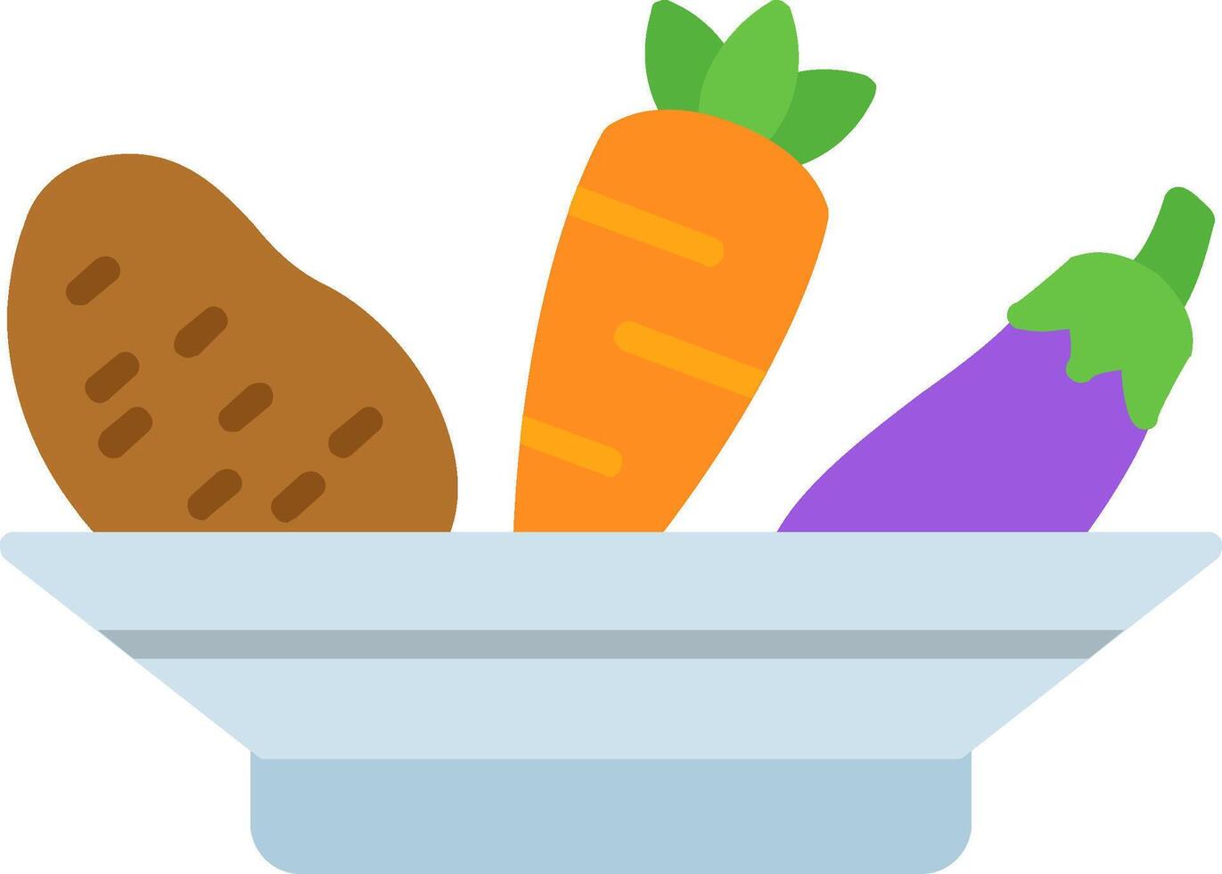 Vegetables Flat Icon vector