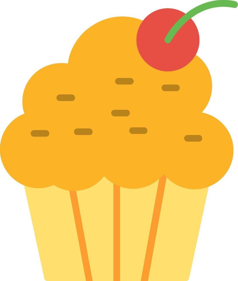 Muffin Flat Icon vector