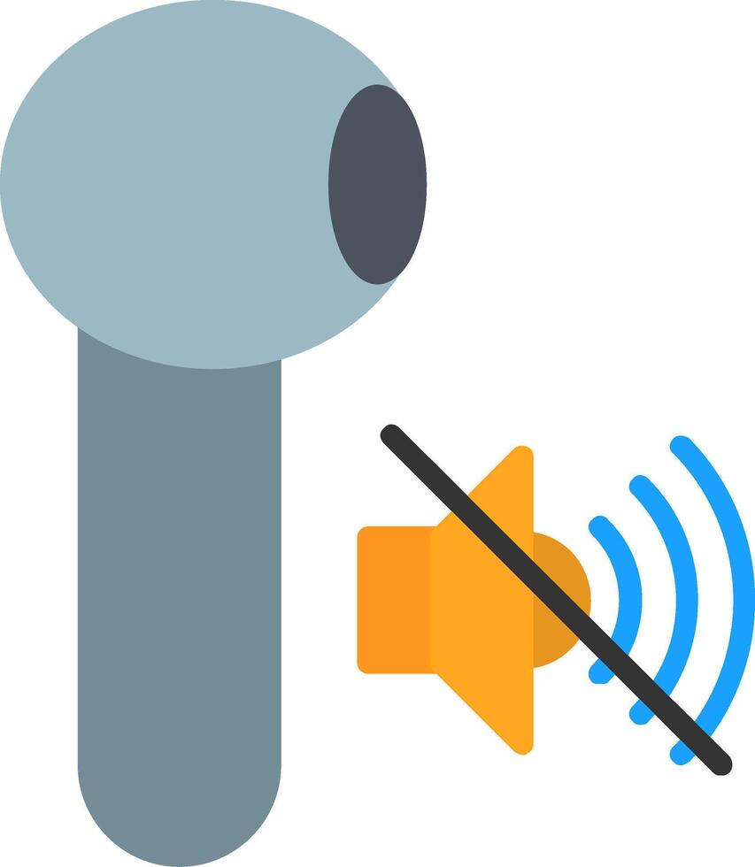 Earbuds Flat Icon vector