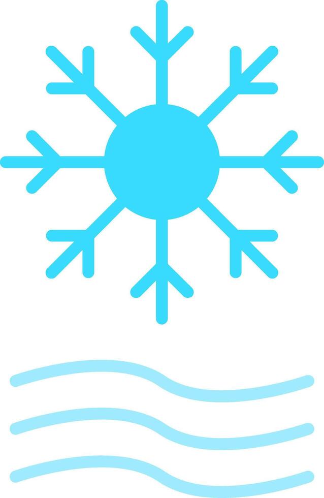 Defrost Flat Icon vector