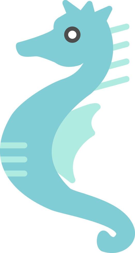 Seahorse Flat Icon vector