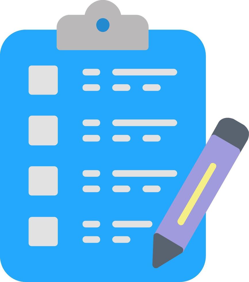 Writing Flat Icon vector