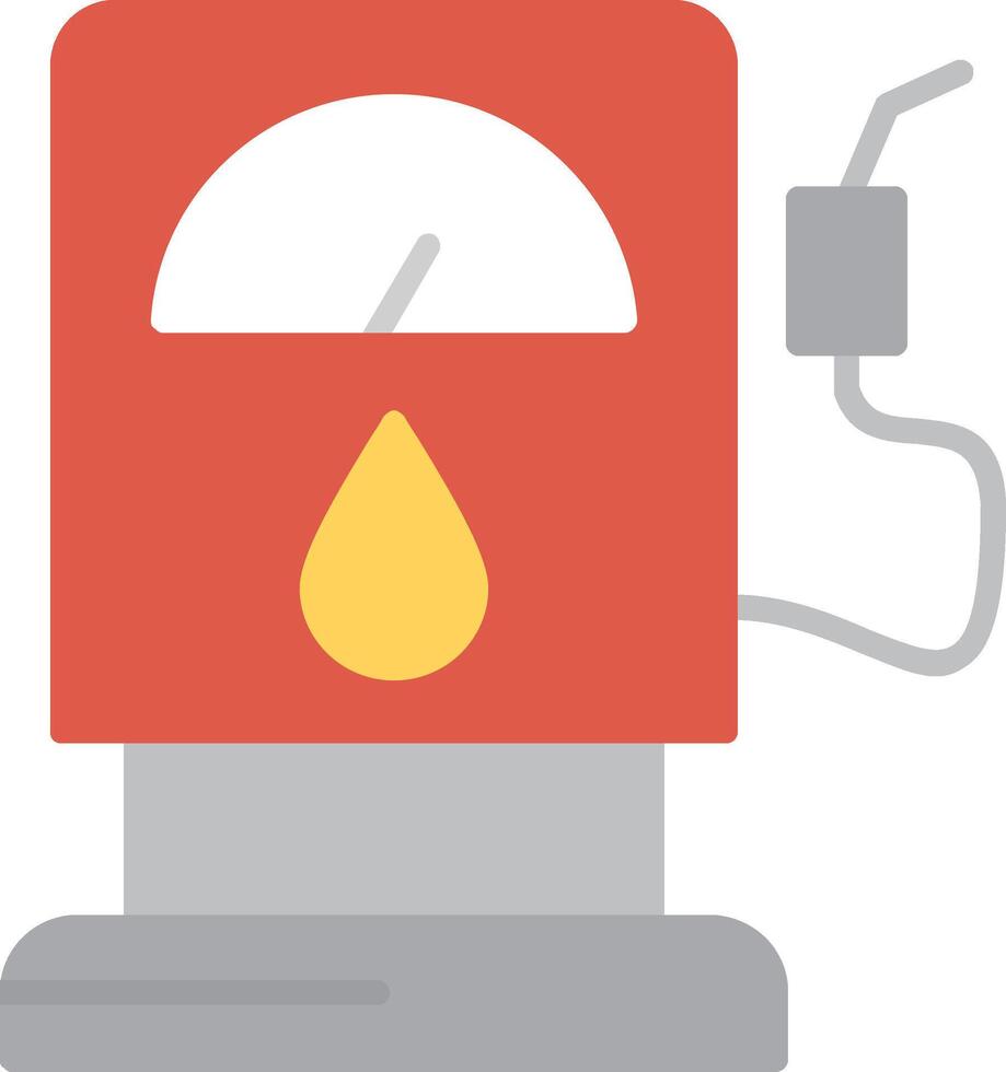 Oil Station Flat Icon vector