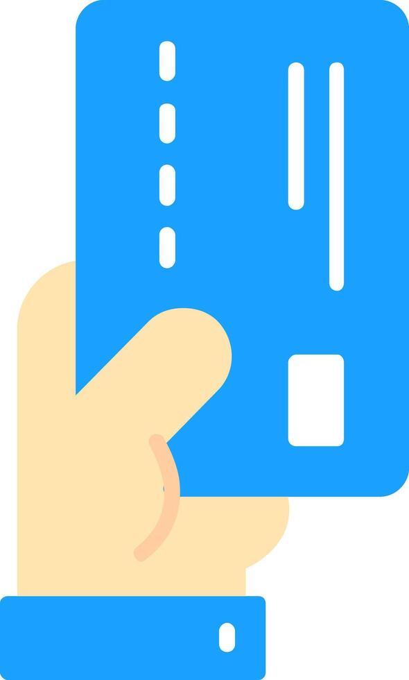 Payment Card Flat Icon vector