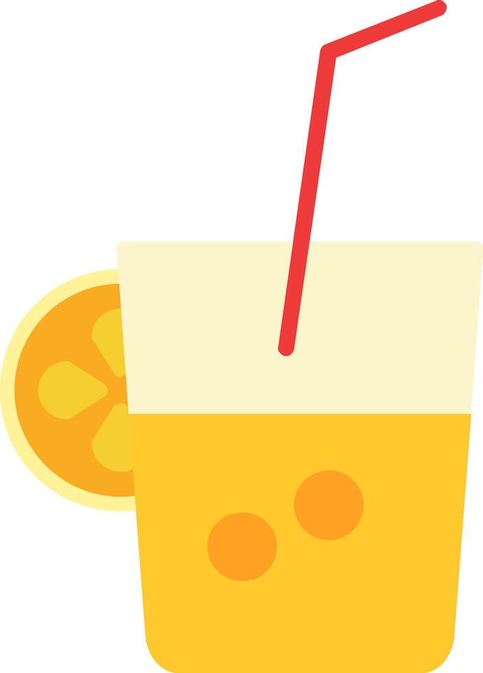 Fresco jugo plano icono vector