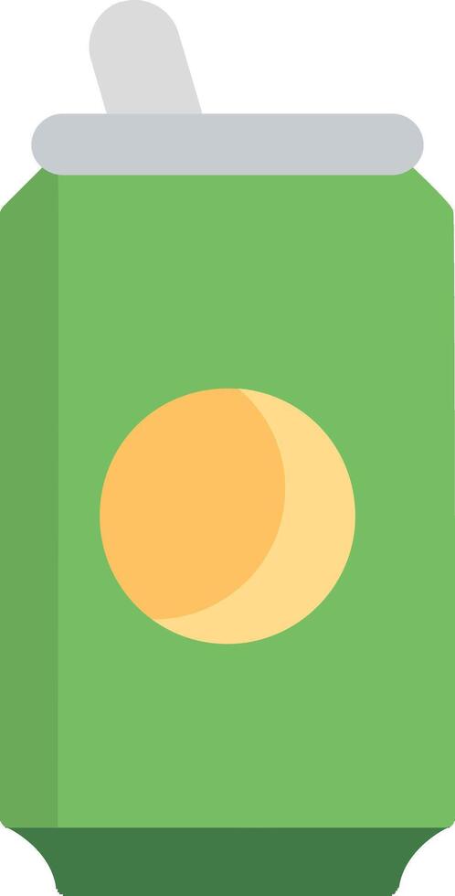 Soda Can Flat Icon vector