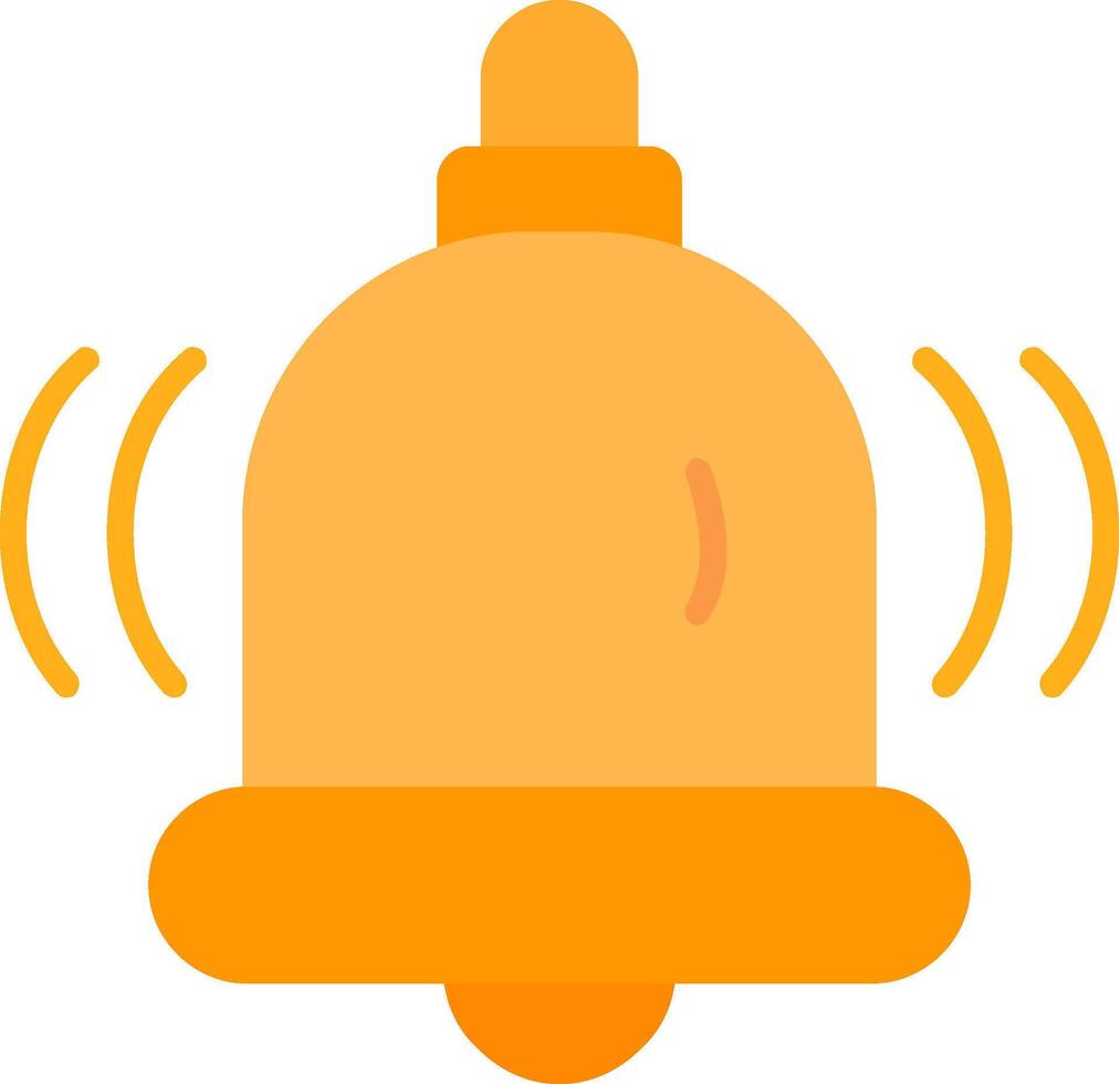 School Bell Flat Icon vector