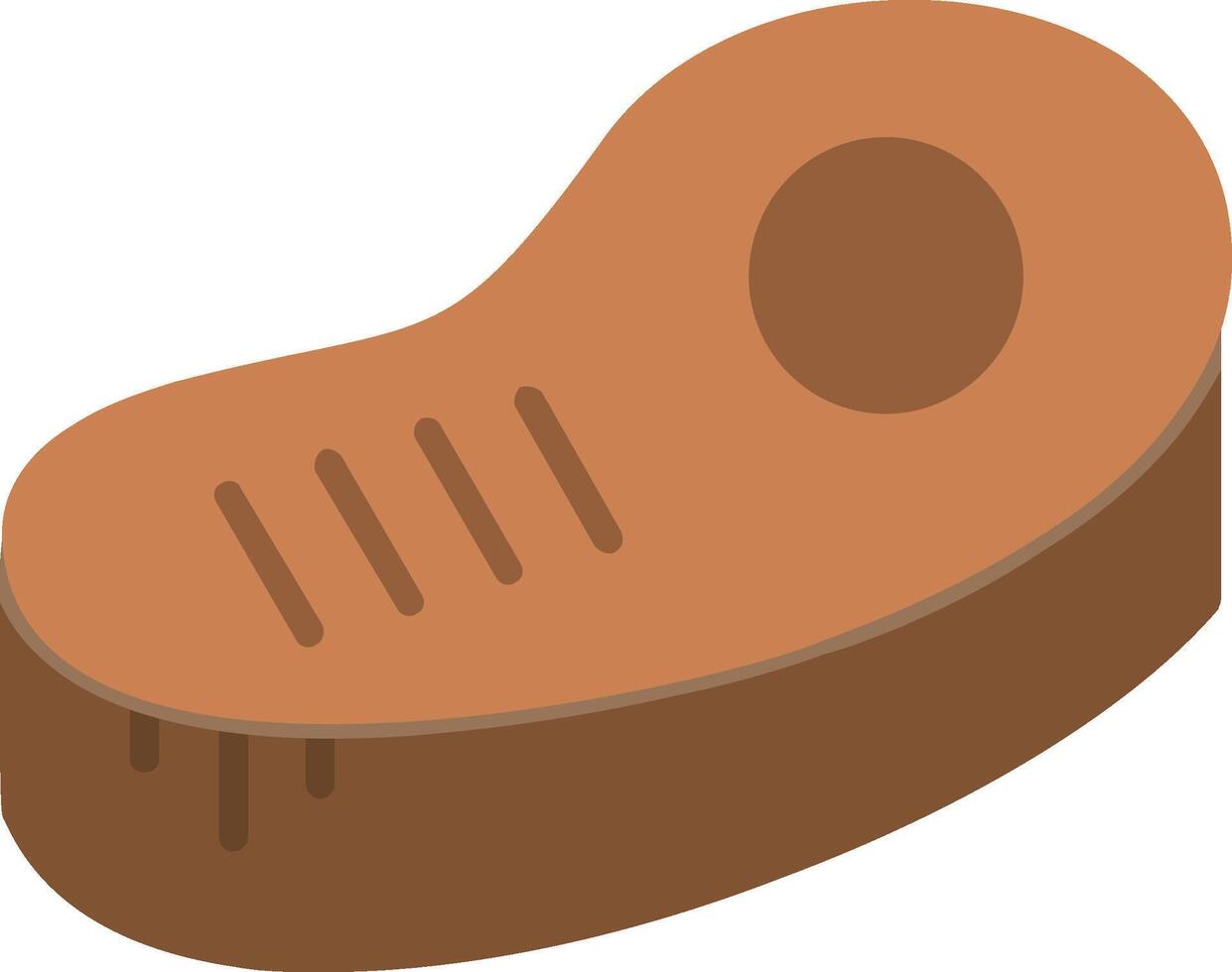 Steak Flat Icon vector