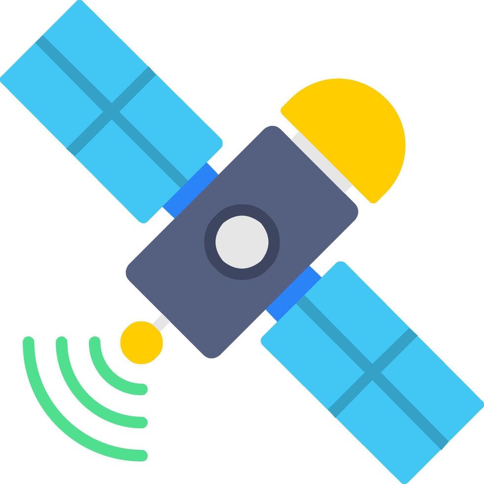 Satellite Flat Icon vector