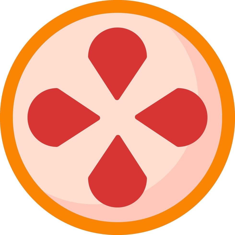 Grapefruit Flat Icon vector