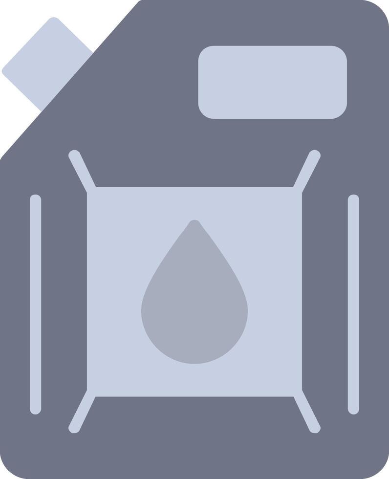 Biodiesel Engine Flat Icon vector