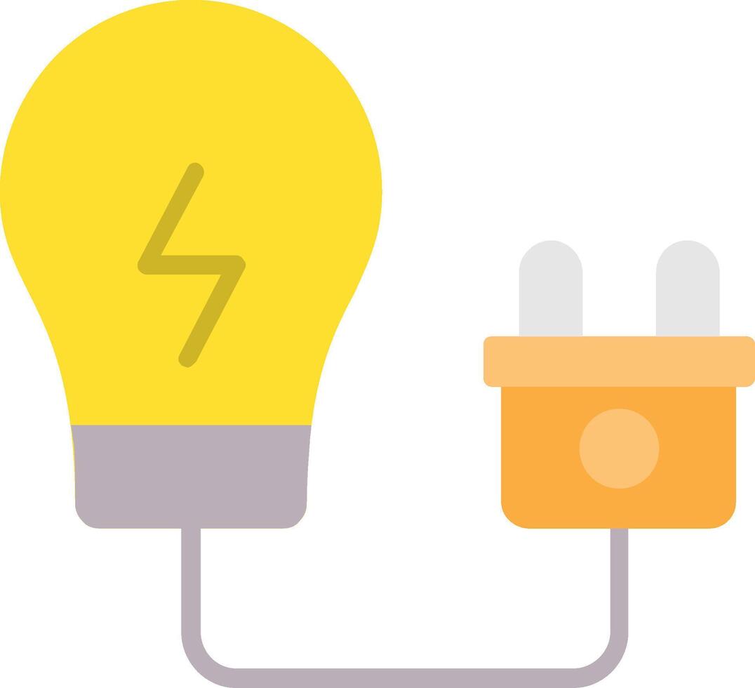 Electricity Flat Icon vector