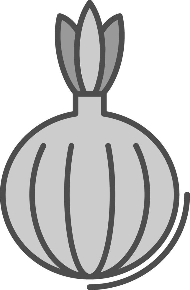 Onion Fillay Icon vector