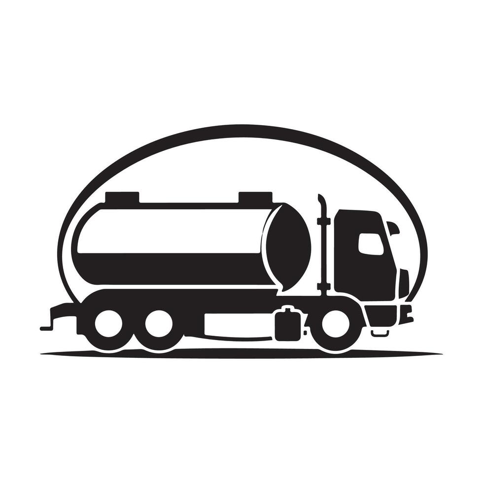 Tanker Truck Logo, Illustration, design, Art, Icons, and Graphics vector