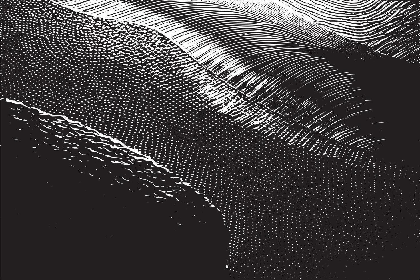Abstract Monochrome Grunge Texture on White Background for background texture commercial use vector