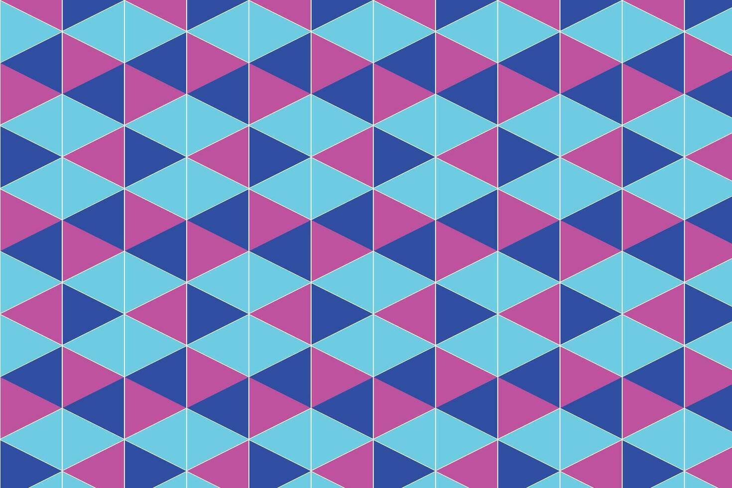 moderno sin costura vistoso geometría triángulo patrón, color resumen geométrico fondo, almohada multicolor impresión vector