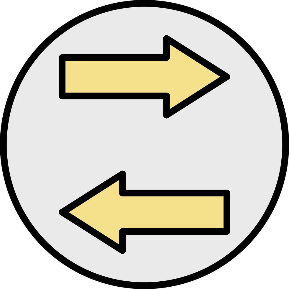 Database Transfer Line Filled Icon vector