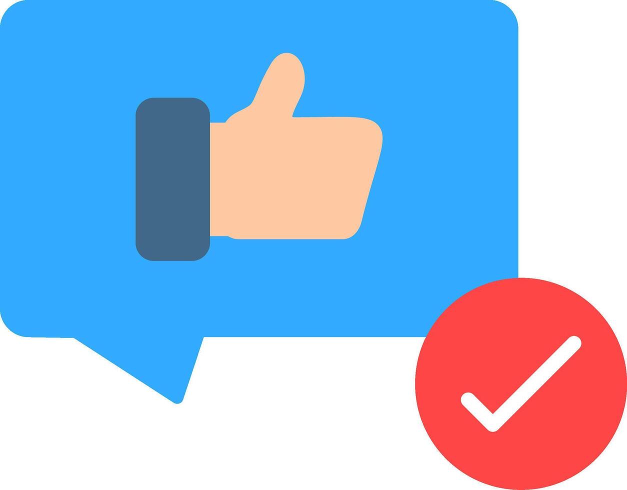 Feedback Flat Icon vector