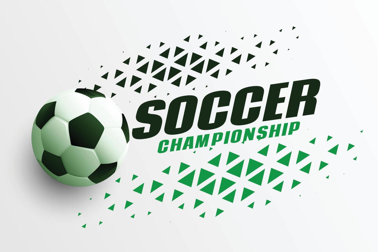 stylish soccer outdoor sports championship background design vector