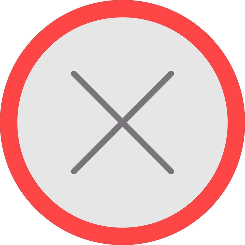 Cross Flat Icon vector