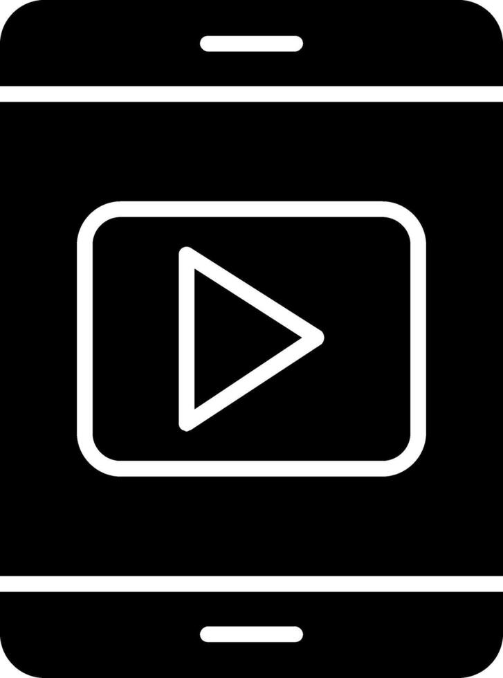 Social Media Glyph Icon vector